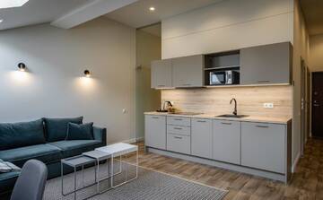 Фото номера Апартаменты с 1 спальней Апартаменты Rusnės Perlo apartamentai г. Русне 3